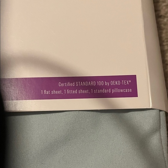 Room Essentials Microfiber Sheet Set in Light Blue - Picture 3 of 6